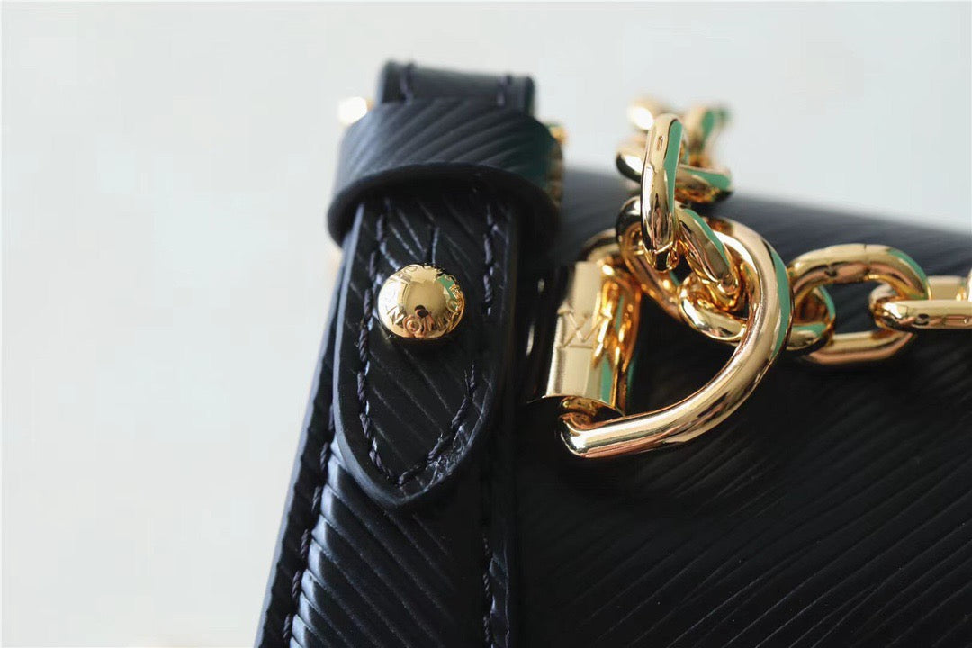 Louis Vuitton Twist MM Epi Black For Women,  Shoulder And Crossbody Bags 9.1in/23cm Louis Vuitton