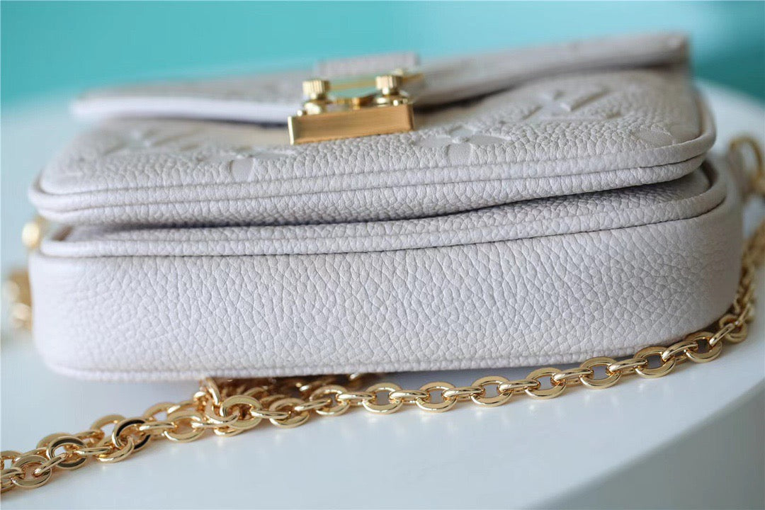 Louis Vuitton Micro Metis Monogram Empreinte Beige For Women, Women’s Handbags, Shoulder And Crossbody Bags 5.5in/14cm Louis Vuitton M81390