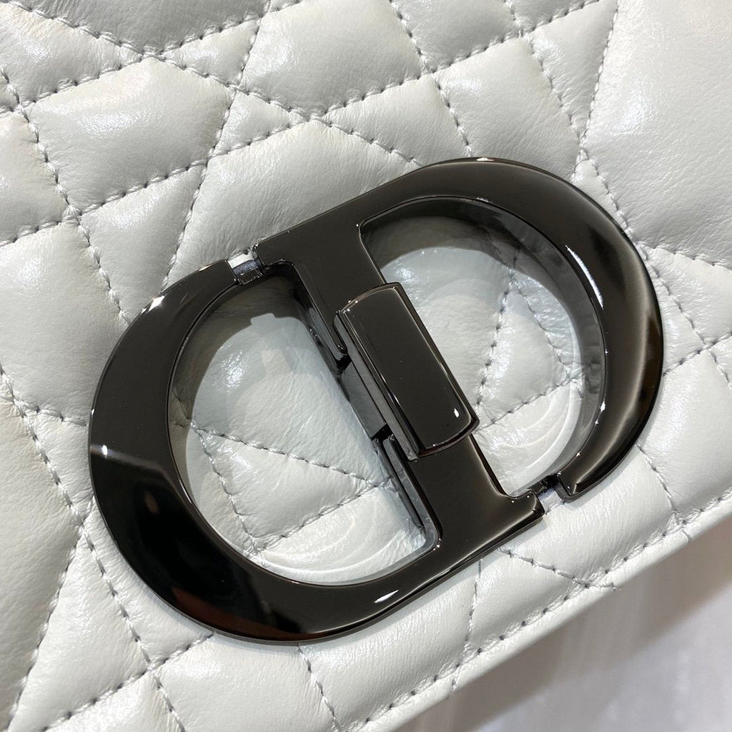 Dior Large Caro Bag, White, For Women Women’s Handbags, Crossbody Bags, 29cm CD