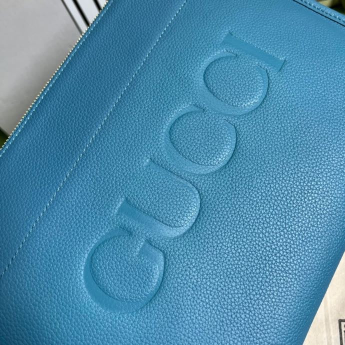 Glami Clutch With Glami Logo Blue For Men 12in/31cm  Glami