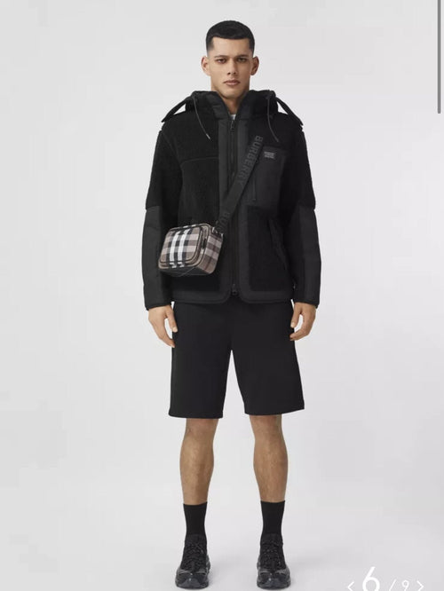 Burberry Check Crossbody Bag For Men, Bags 8.9in/22.5cm 80491451