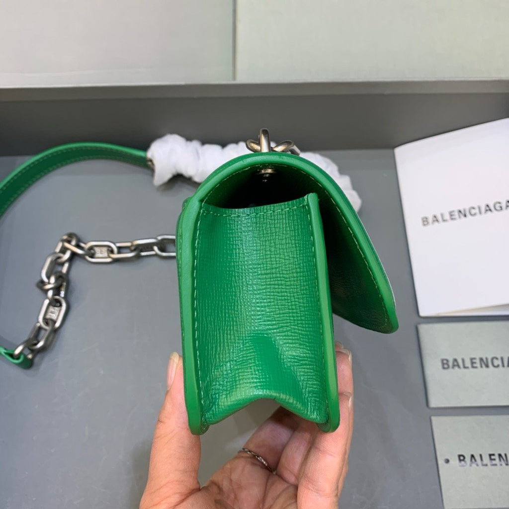 Gossip Small On Chain Shoulder Bag Green, For Women,  Bags 7.4in/19cm