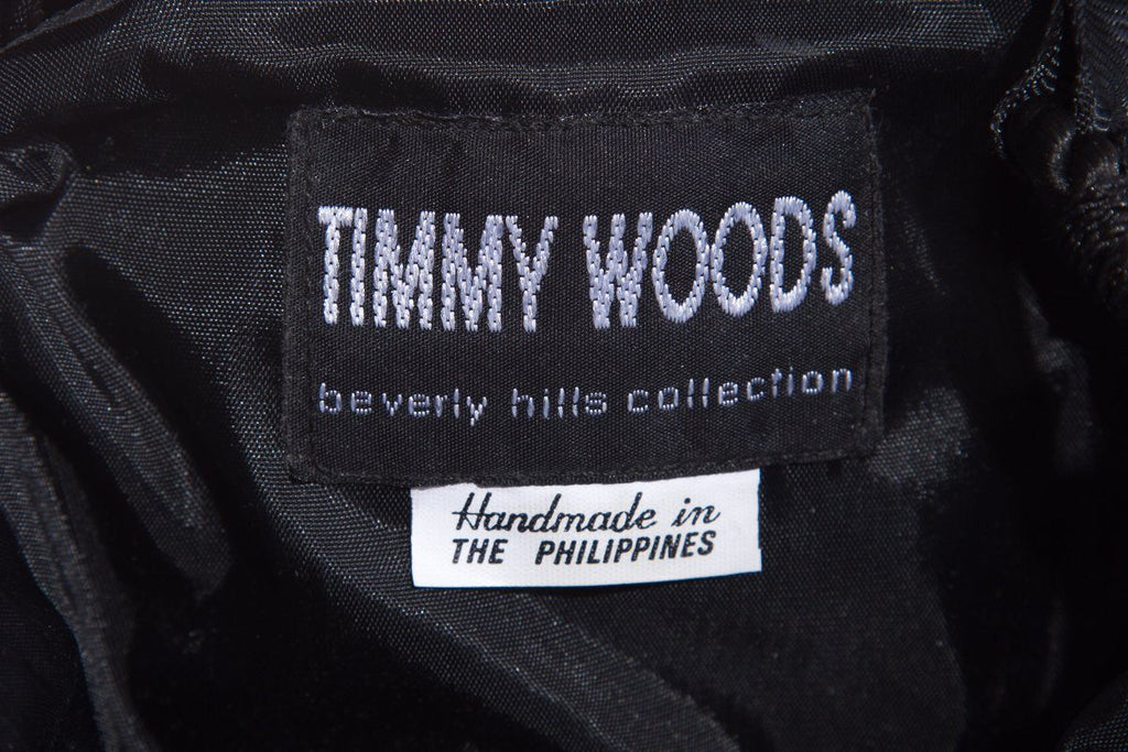 Timmy Woods Handmade Black & Gold Shoulder Bag