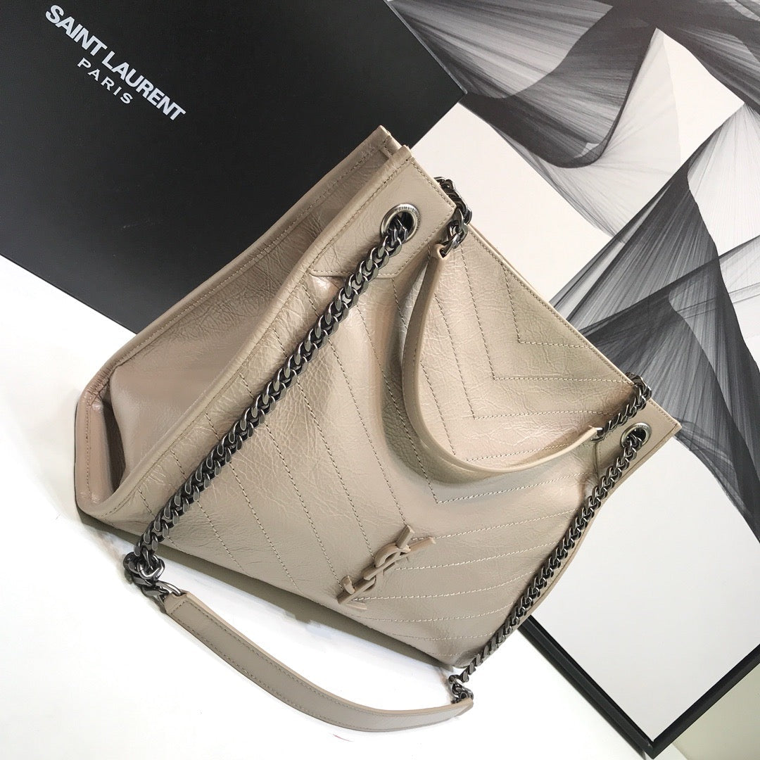 YSSL Niki Medium Shopping Bag Beige For Women 12in/32cm YSLÂ 