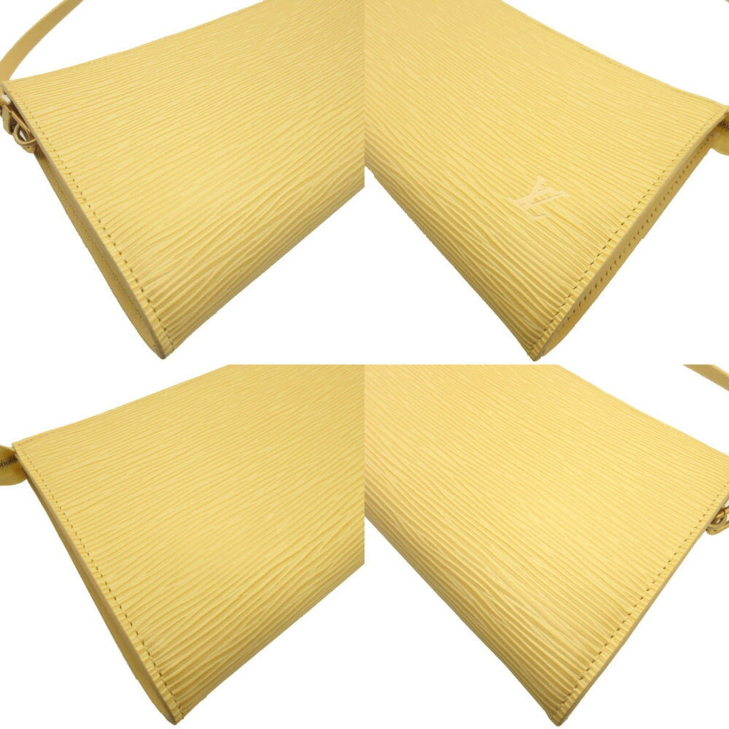Louis Vuitton Pochette Accessoire  Leather Clutch Bag