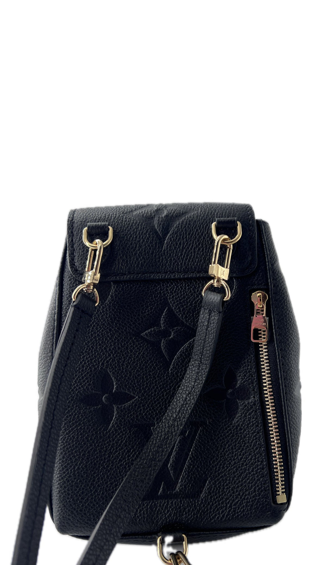 Louis Vuitton Tiny Backpack Monogram Empreinte Giant Black Leather Backpack Bag