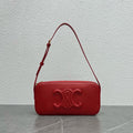 Celine Camera Shoulder Bag Cuir Triomphe Red For Women 10in/26cm