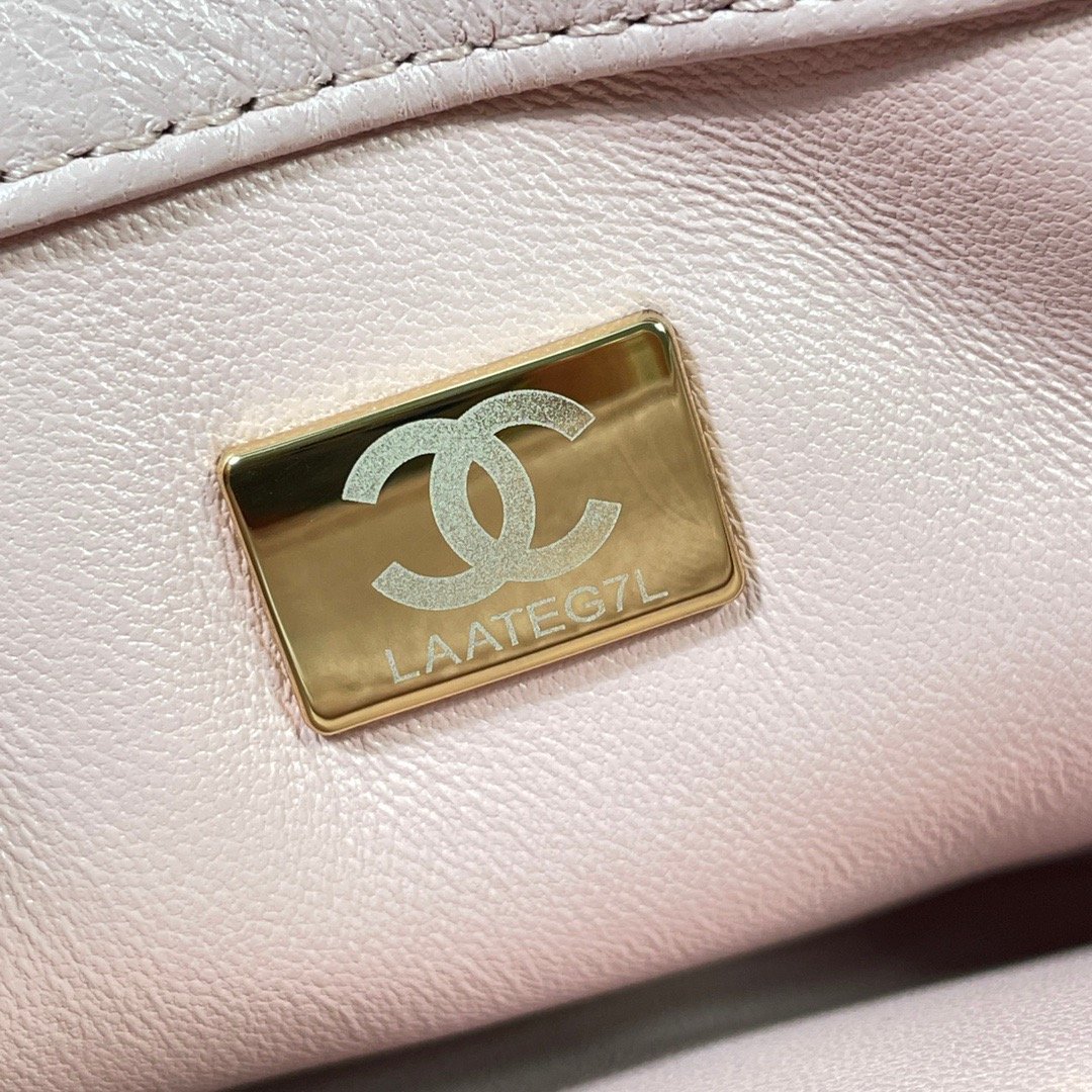 Chanel GlamIap Bag Gold Hardware PiNike For Women Handbags, Shoulder Bags 7.9in/20cm AS3366