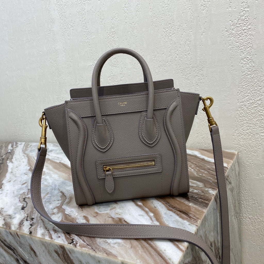 Top Quality Nano LuGucciage Bag In Drummed Light PiNike For WomLB 8in/20cm 