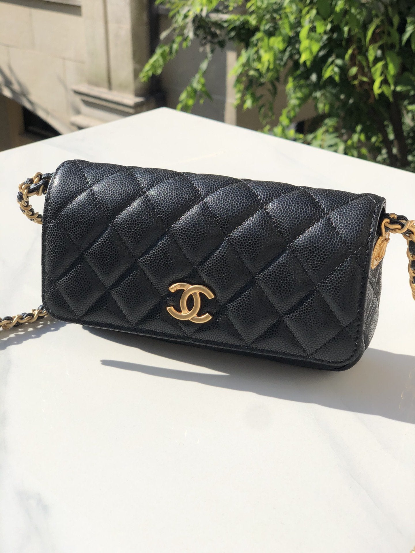 ChanelSmall Flap Bags Gold Hardware Black For Women, Women’s Handbags, Shoulder Bags 7.5in/19.2cm