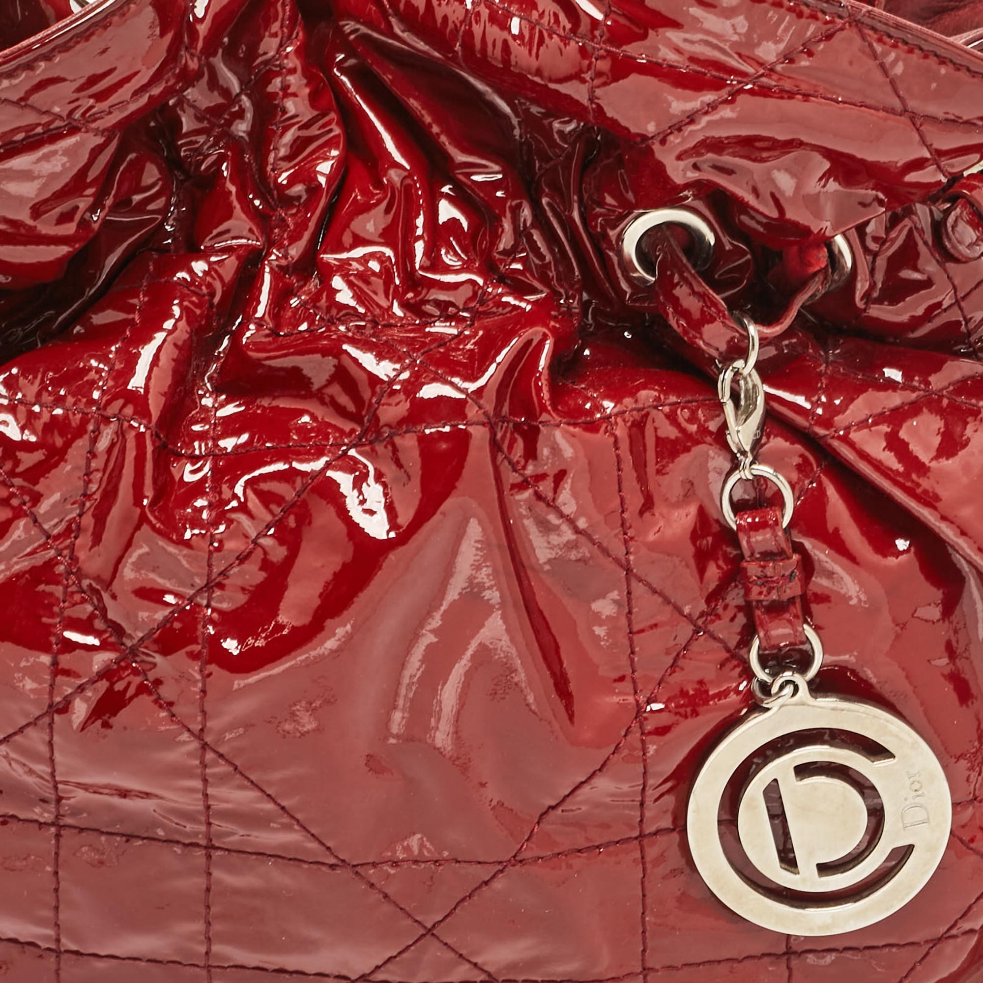 Dior Red   Leather Le Trente Tote