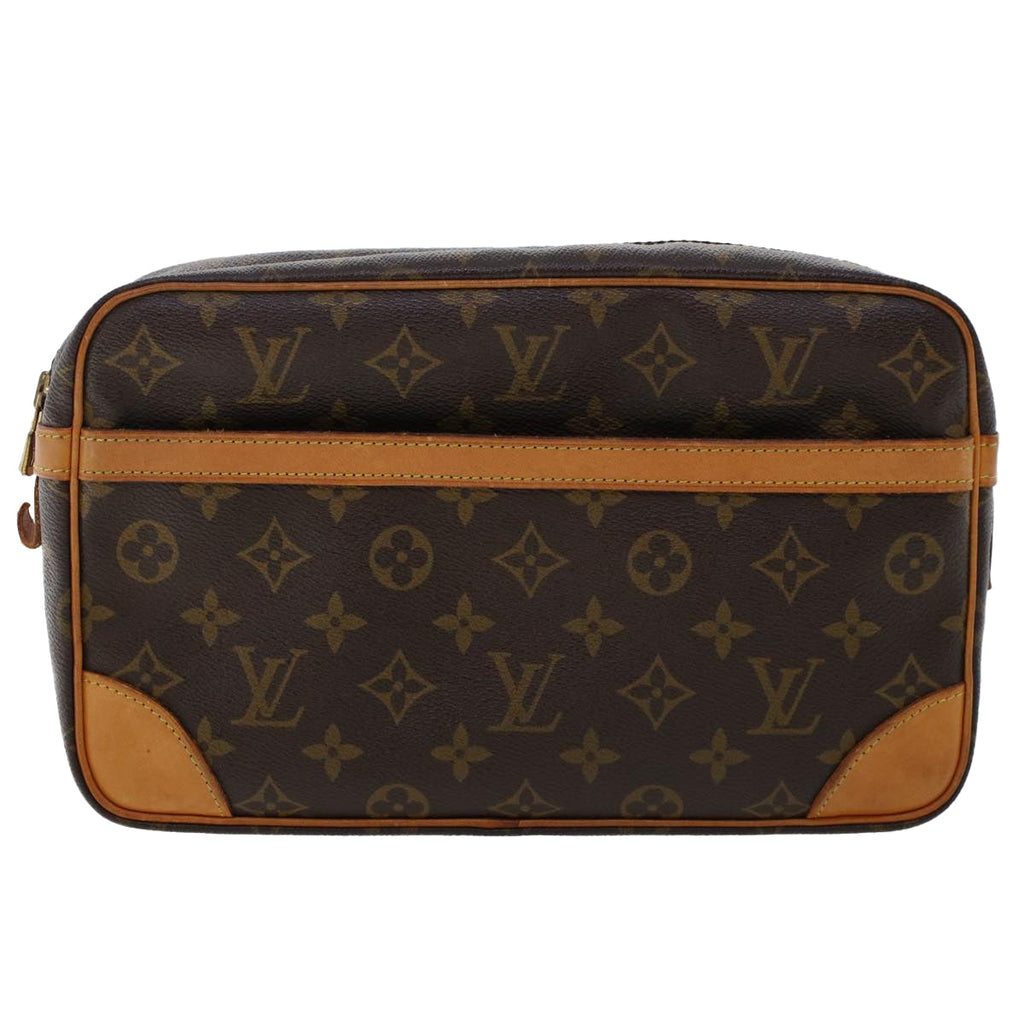 Louis Vuitton Compiegne 28  Canvas Clutch Bag