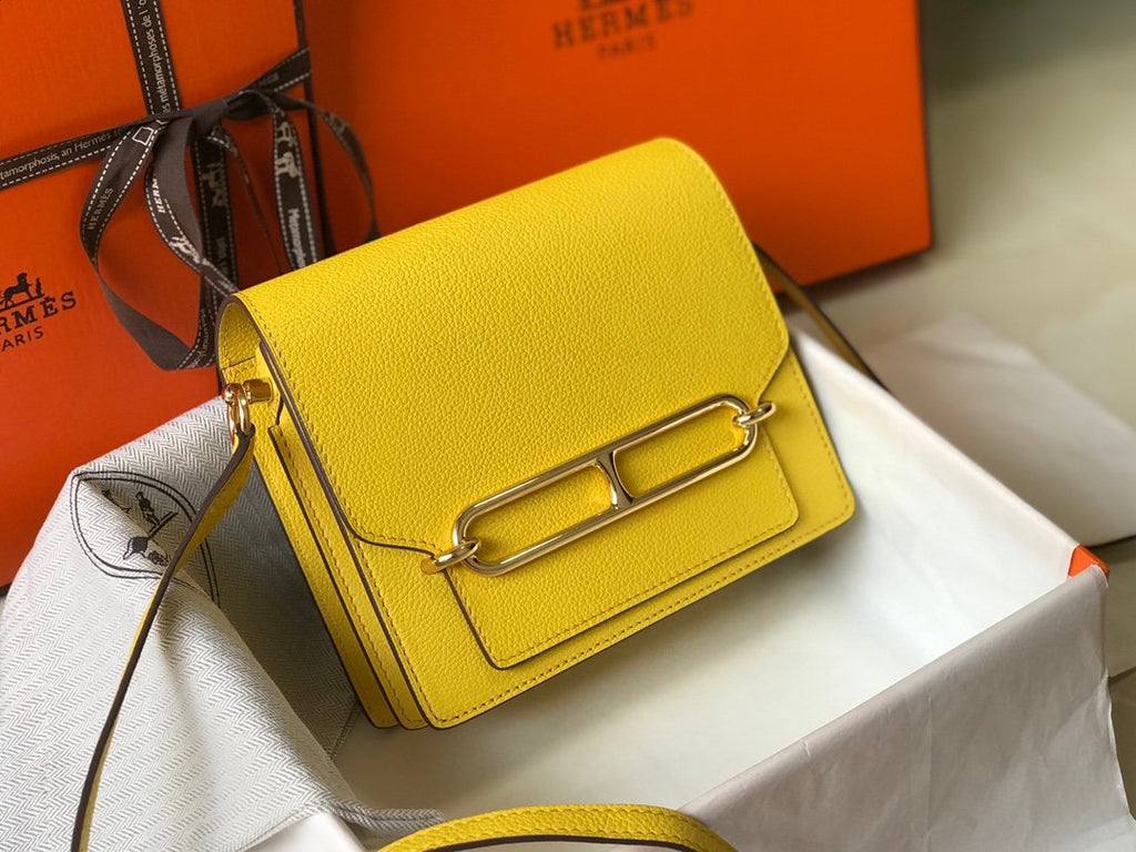 Mini Evercolor Sac Roulis 19 Lime For Women, Handbags, Shoulder Bags 7.5in/19cm