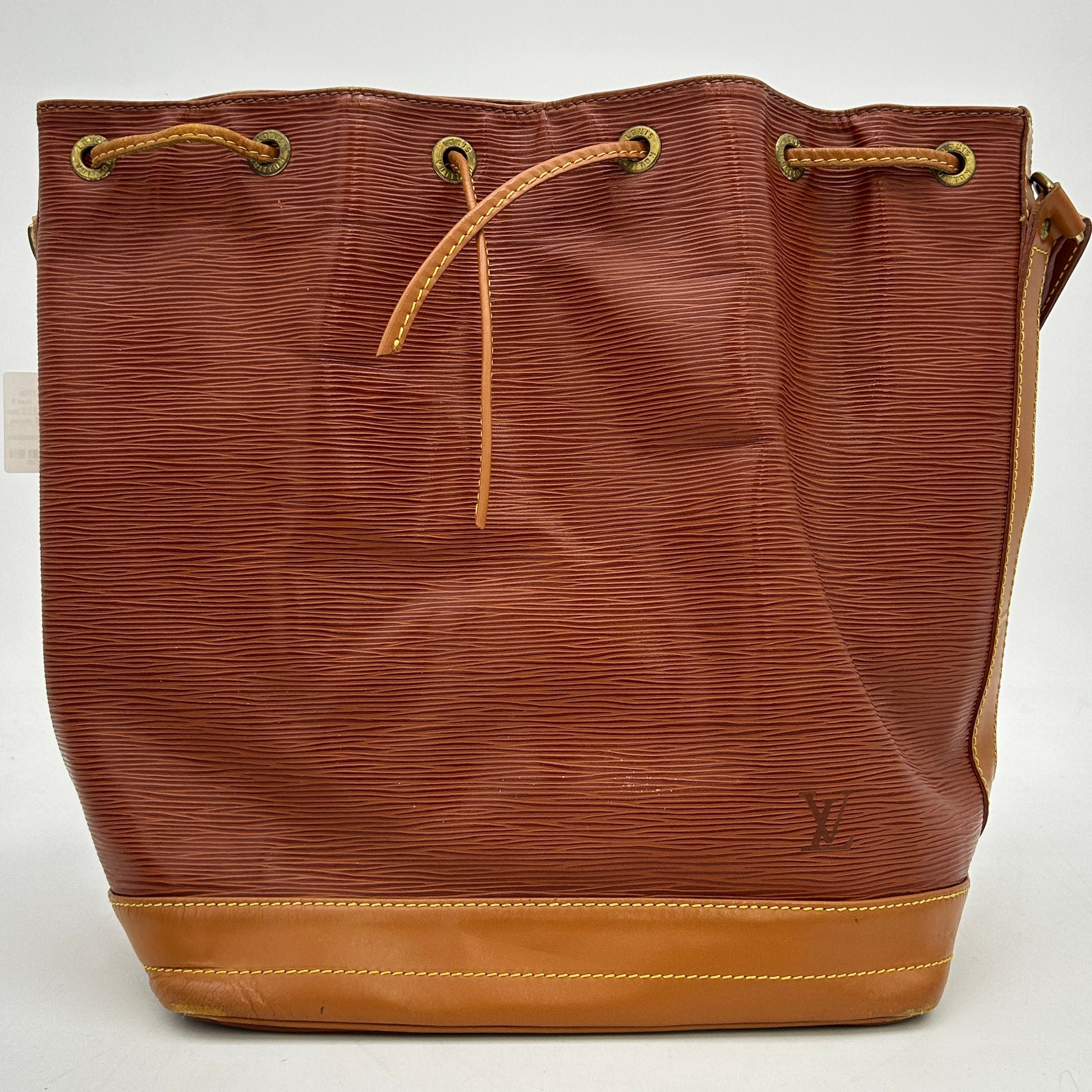 LOUIS VUITTON Epi Noe Shoulder Bag Kenya Brown 2101217551328