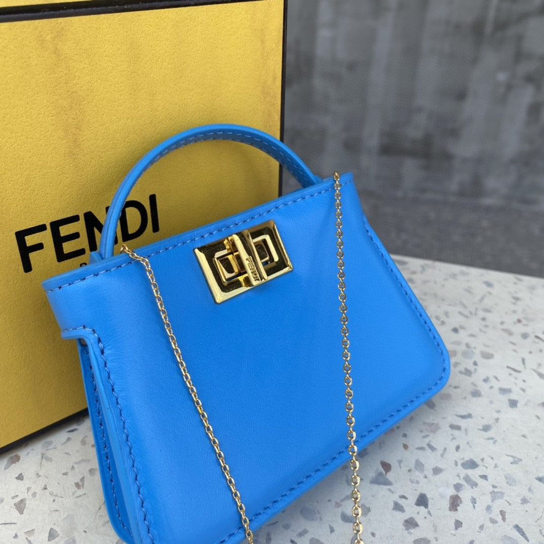 Nano Charm Crossbody Blue Bag For Woman 12cm/4.5in