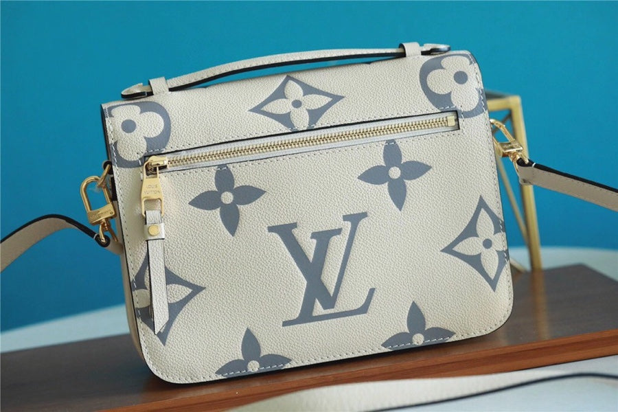 Louis Vuitton Pochette Metis Monogram Empreinte White For Women, WomenÃƒÂ¢Ã¢â€šÂ¬Ã¢â€žÂ¢s Handbags, Shoulder Bags And Crossbody Bags 9.8in/25cm Louis VuittonÃƒâ€šÃ‚Â 