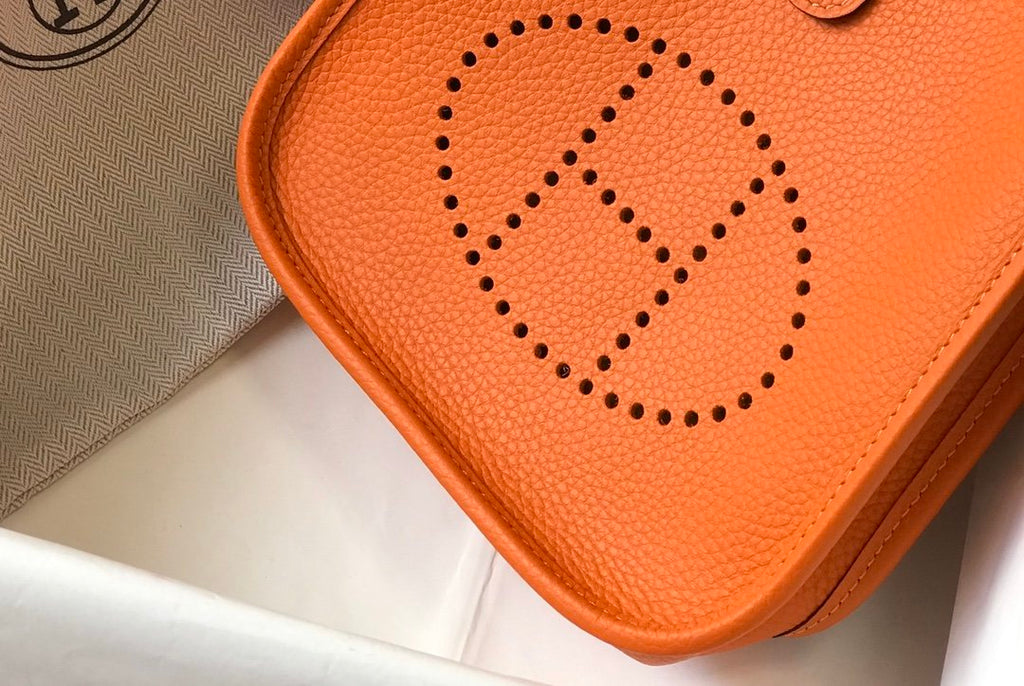 Evelyne 16 Amazone Bag Orange With SiLouis Vuittoner-Toned Hardware For Women, Shoulder And Crossbody Bags 6.3in/16cm