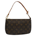Louis Vuitton Pochette Accessoire  Canvas Clutch Bag