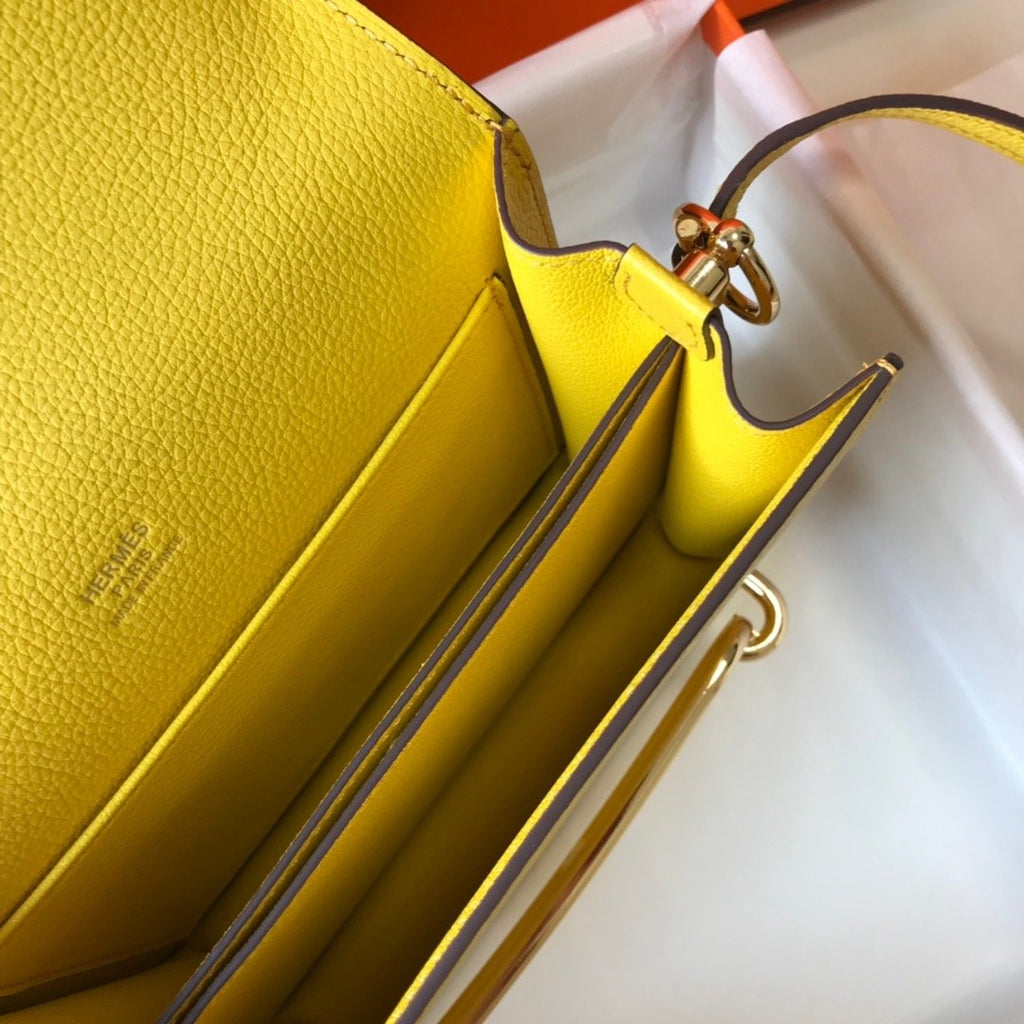Mini Evercolor Sac Roulis 19 Lime For Women, Handbags, Shoulder Bags 7.5in/19cm