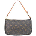 Louis Vuitton Pochette Accessoire  Canvas Clutch Bag