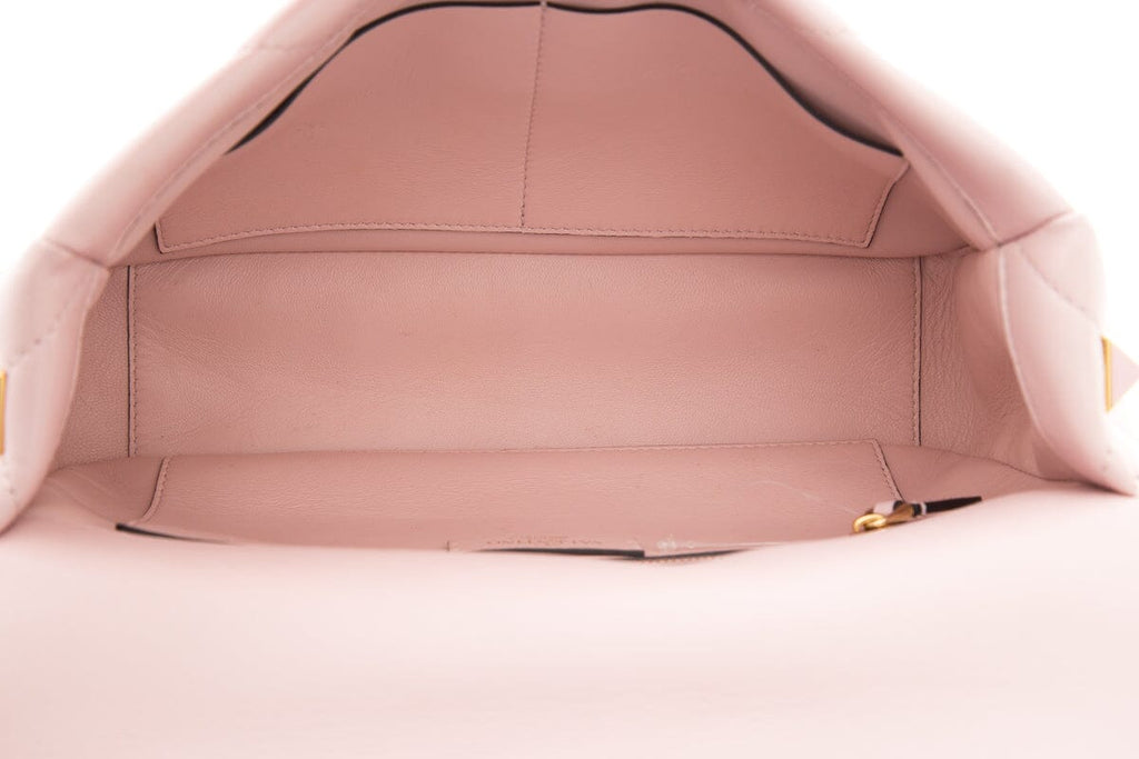 Valentino Pink Roman Stud Shoulder Bag