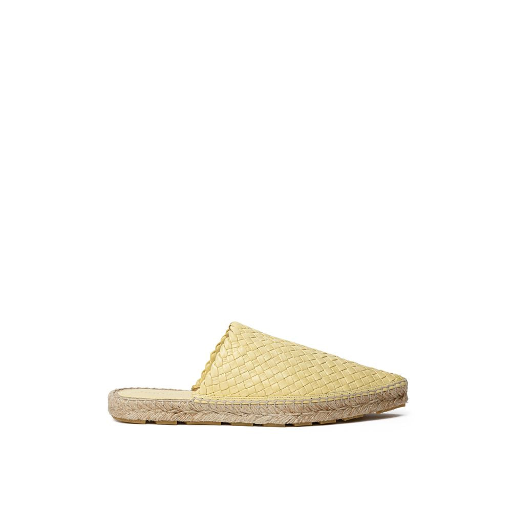 Bottega Veneta Yellow Leather Women's Espadrille