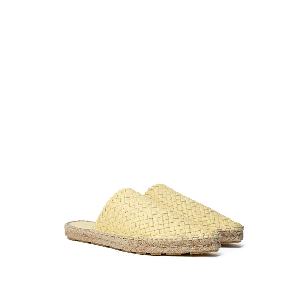 Bottega Veneta Yellow Leather Women's Espadrille