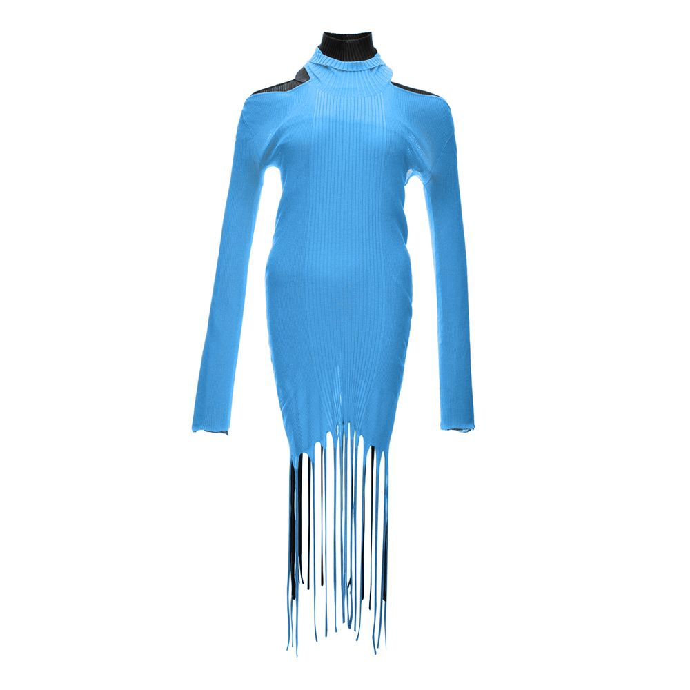 Bottega Veneta Blue Cotton Casual Women's Dress