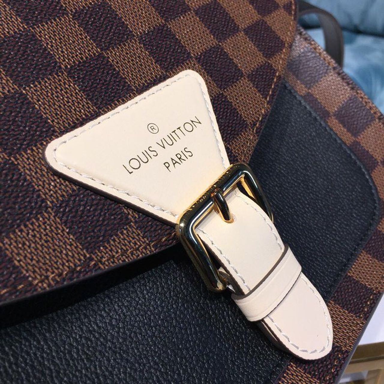 Louis Vuitton Beaumarchais Damier Ebene Black For Women, WoHandbag, Shoulder And Crossbody Bags 9.8in/25cm Louis Vuitton N40146