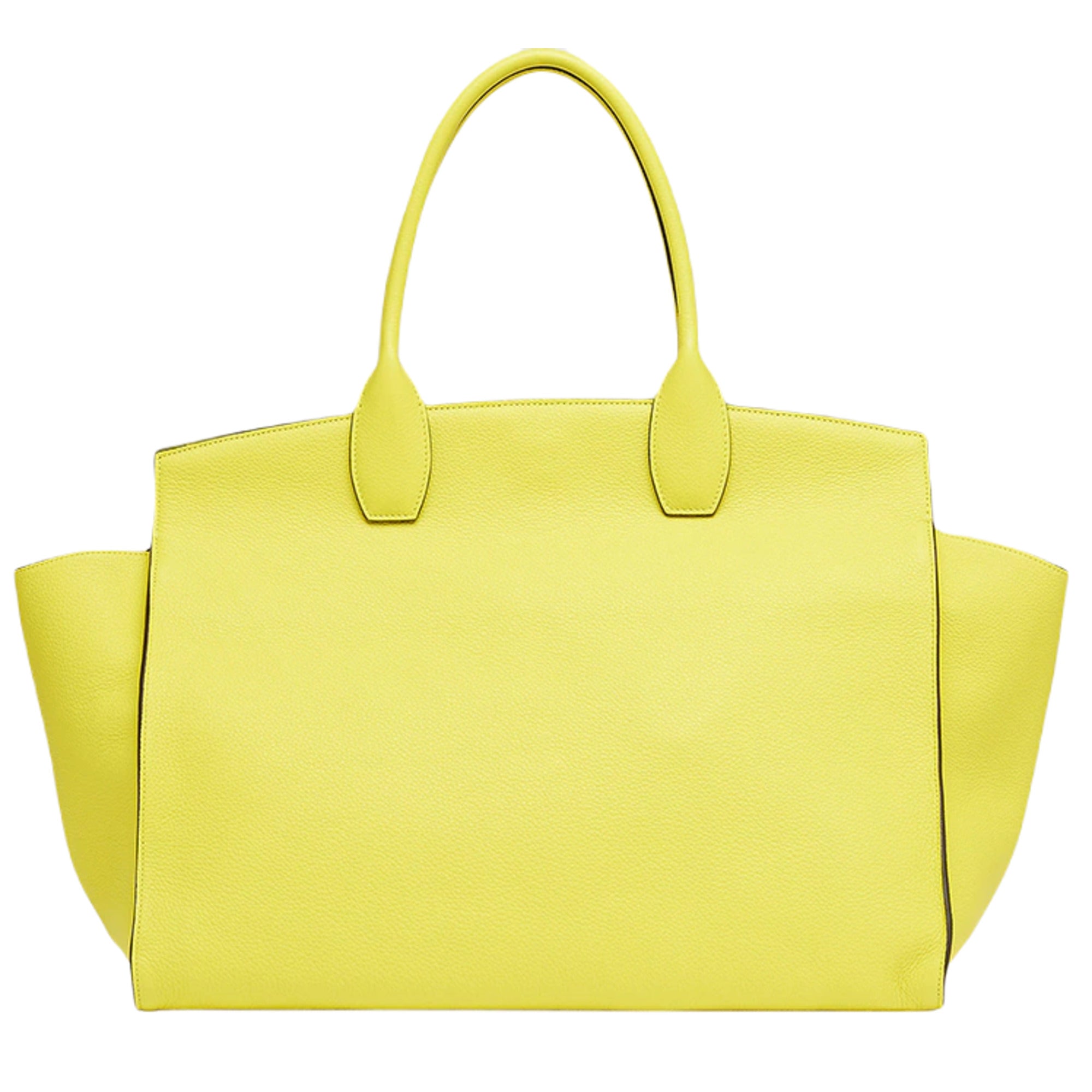 Ferragamo Studio Soft Shoulder Bag Yellow