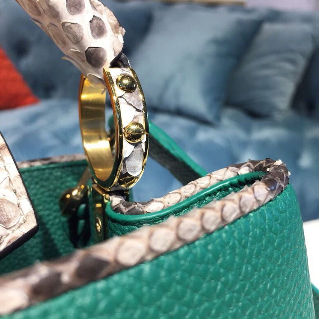 Louis Vuitton Capucines BB Taurillon And Python Green For Women,  Shoulder And Crossbody Bags 10.6in/27cm Louis Vuitton