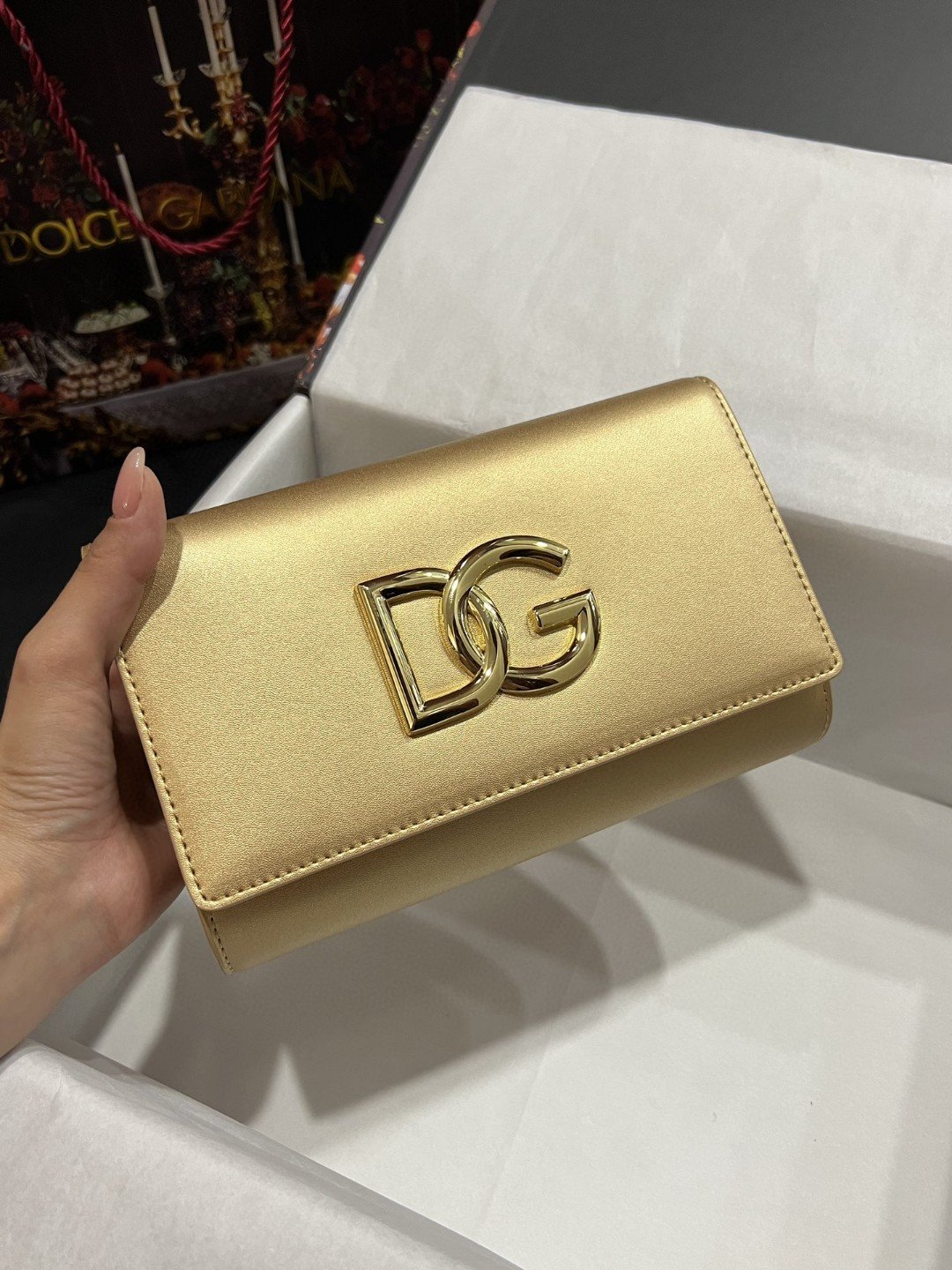 GLAMI 3.5 Clutch Gold For Women 8.3in/21cm GLAMIÃ‚Â 