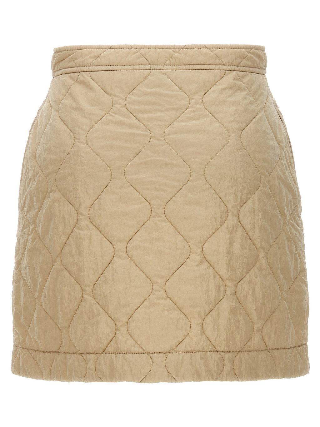 Burberry Women's Quilted Nylon Skirt