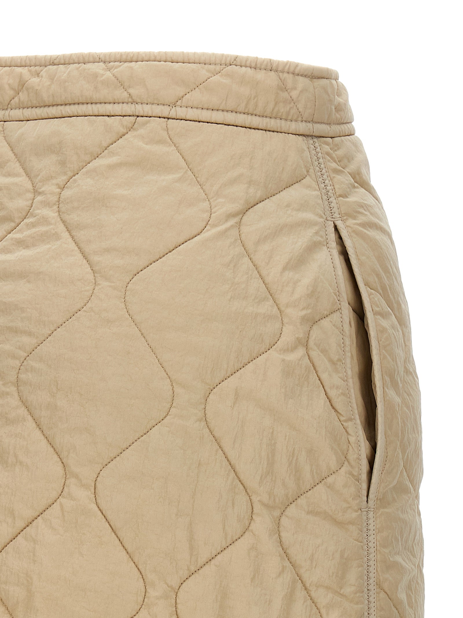 Burberry Women's Quilted Nylon Skirt