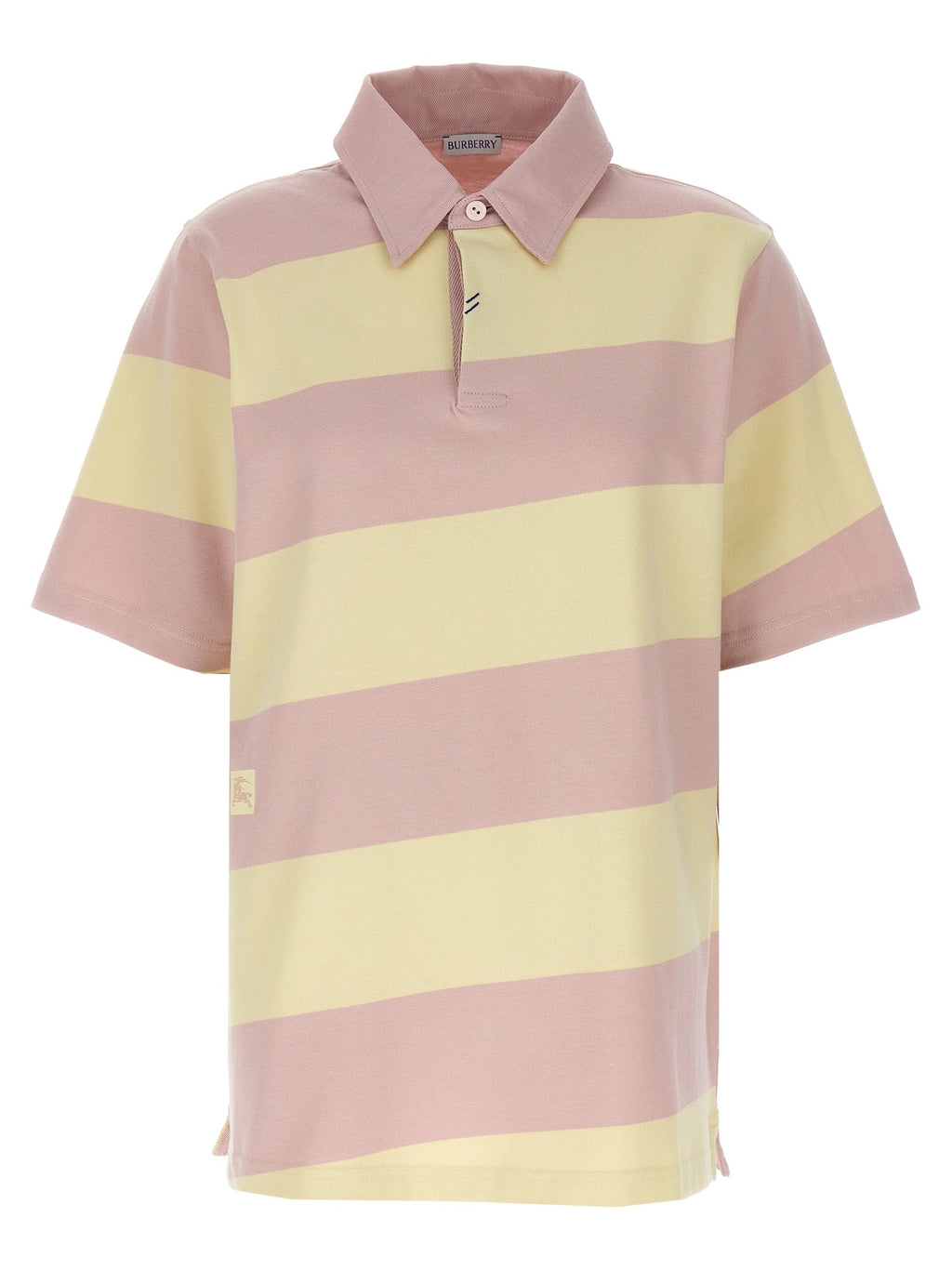Burberry Women's Logo Striped Polo Shirt