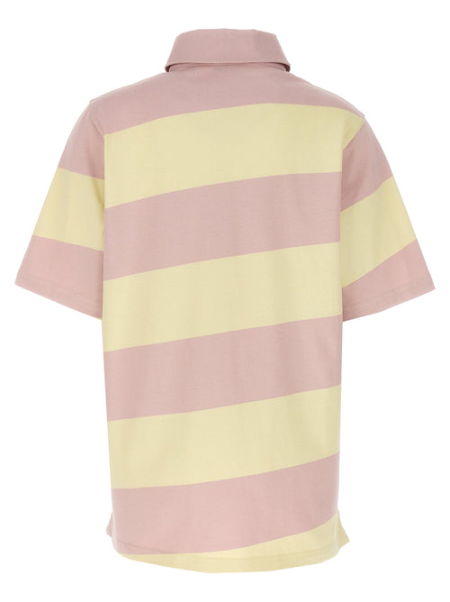 Burberry Women's Logo Striped Polo Shirt