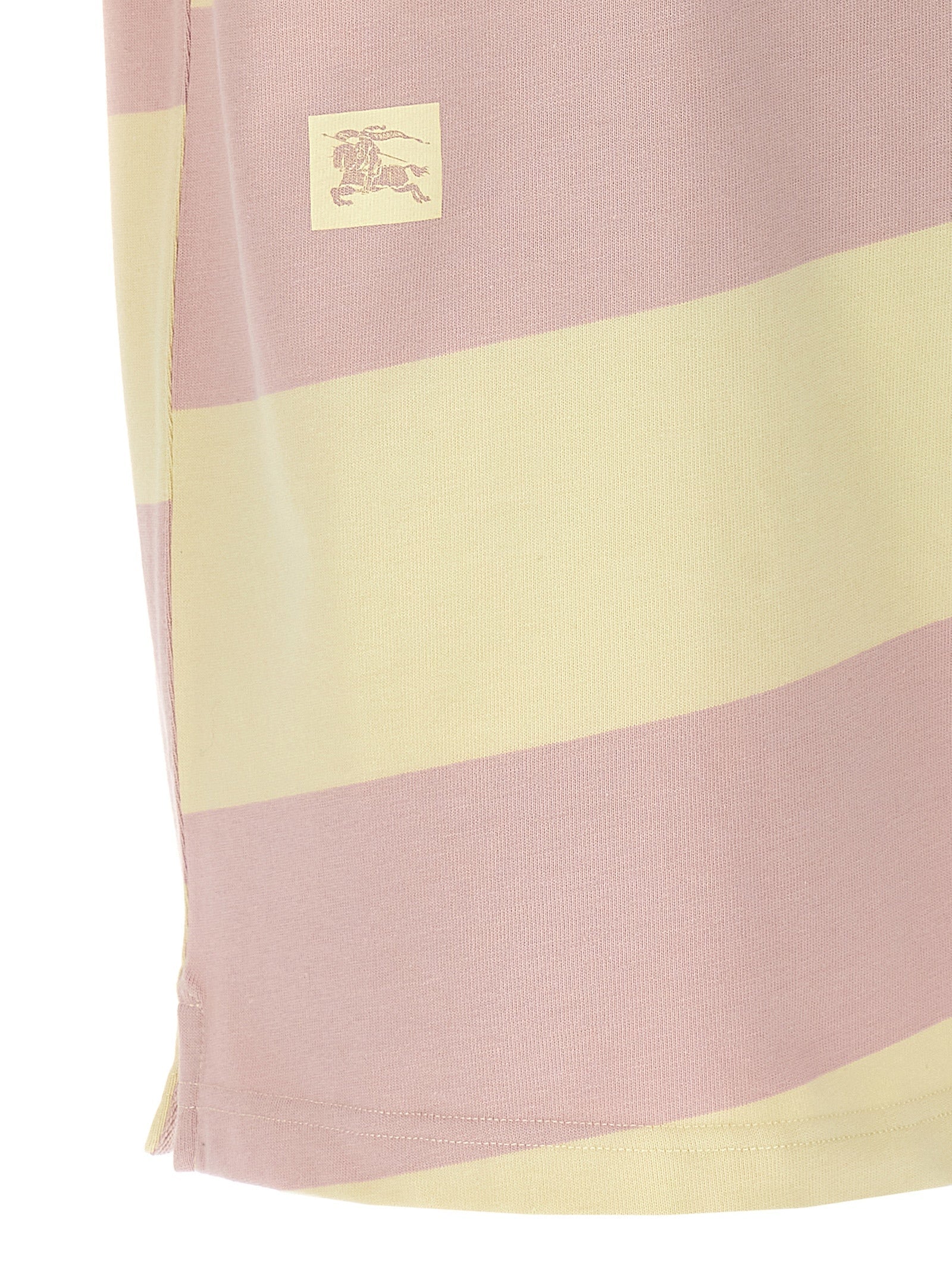 Burberry Women's Logo Striped Polo Shirt