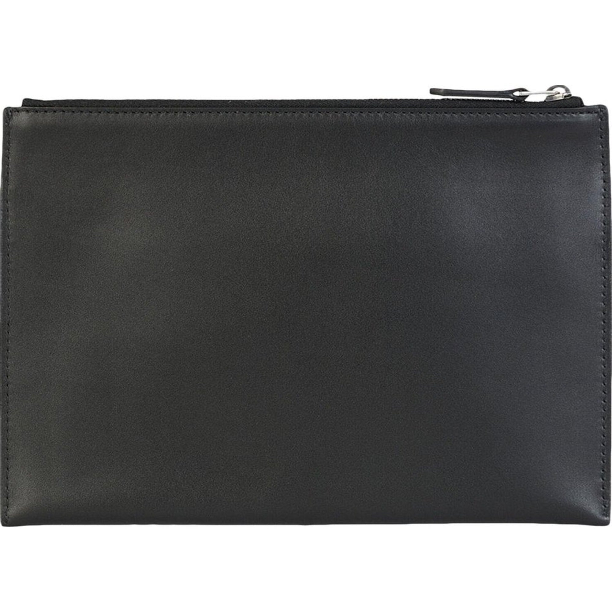 Bottega Veneta Logo Embossed Zipped Clutch Bag