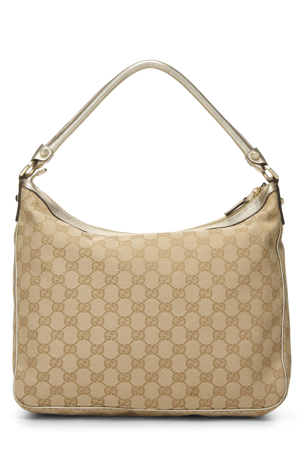 Gucci,  Gold Original GG Canvas Abbey Shoulder Bag, Gold