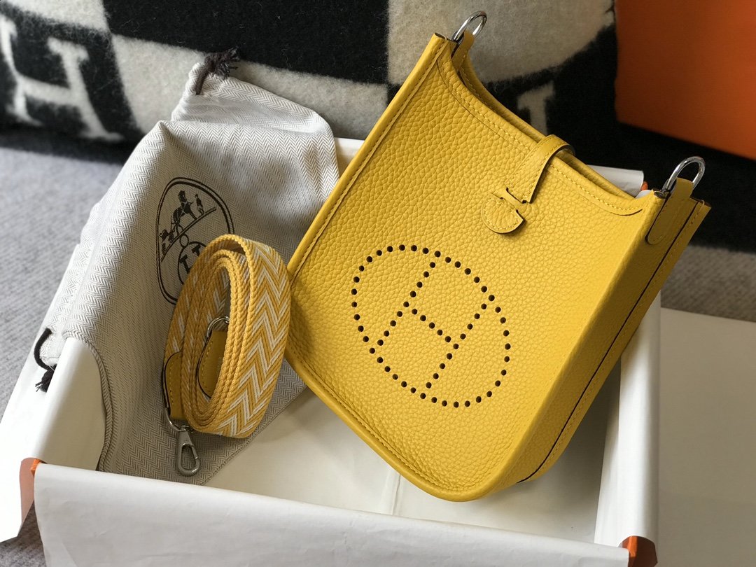 Evelyne 16 Amazone Bag Yellow With SiLouis Vuittoner-Toned Hardware For Women, Shoulder And Crossbody Bags 6.3in/16cm