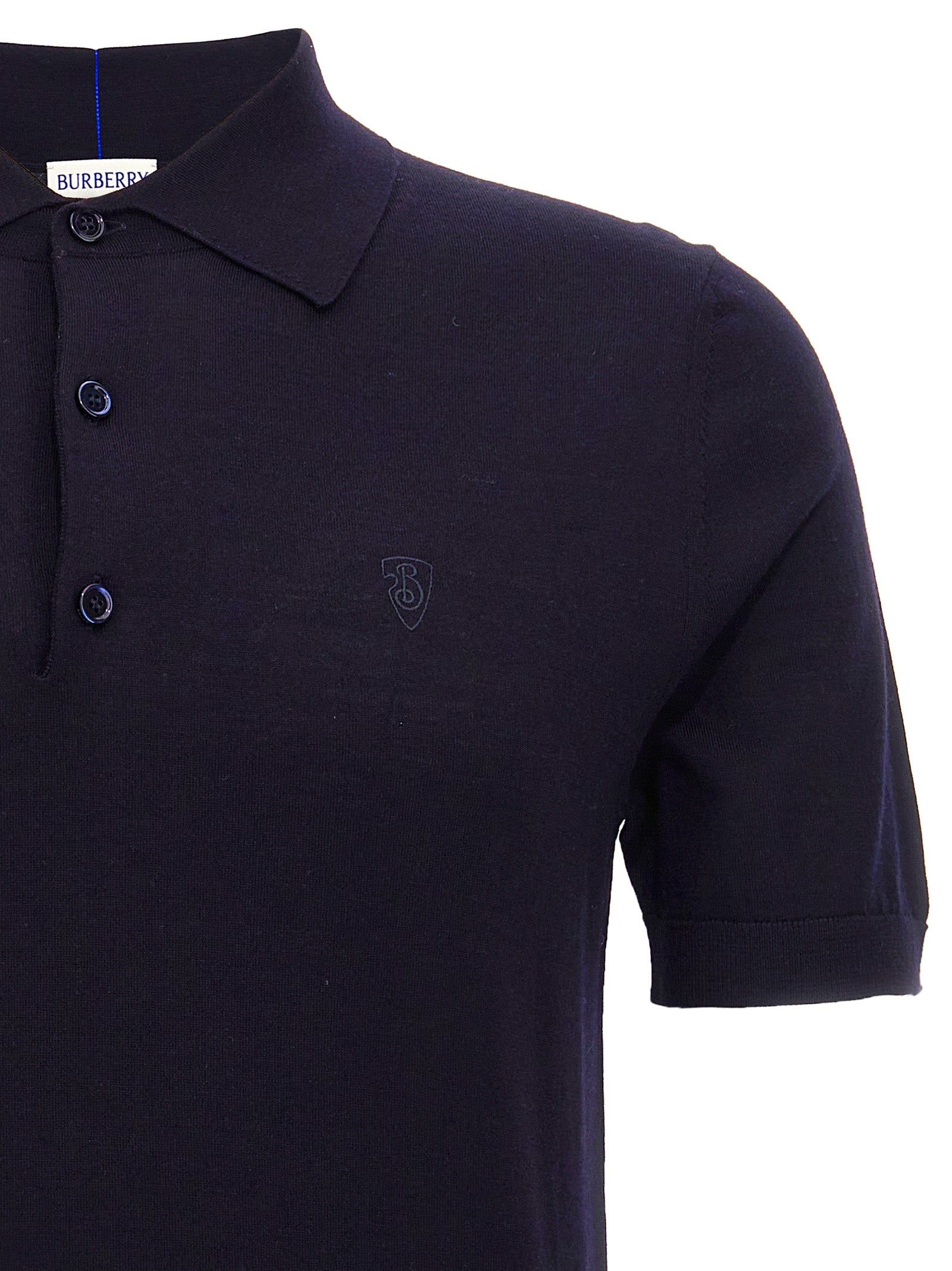 Burberry Men's Wool Polo Shirt
