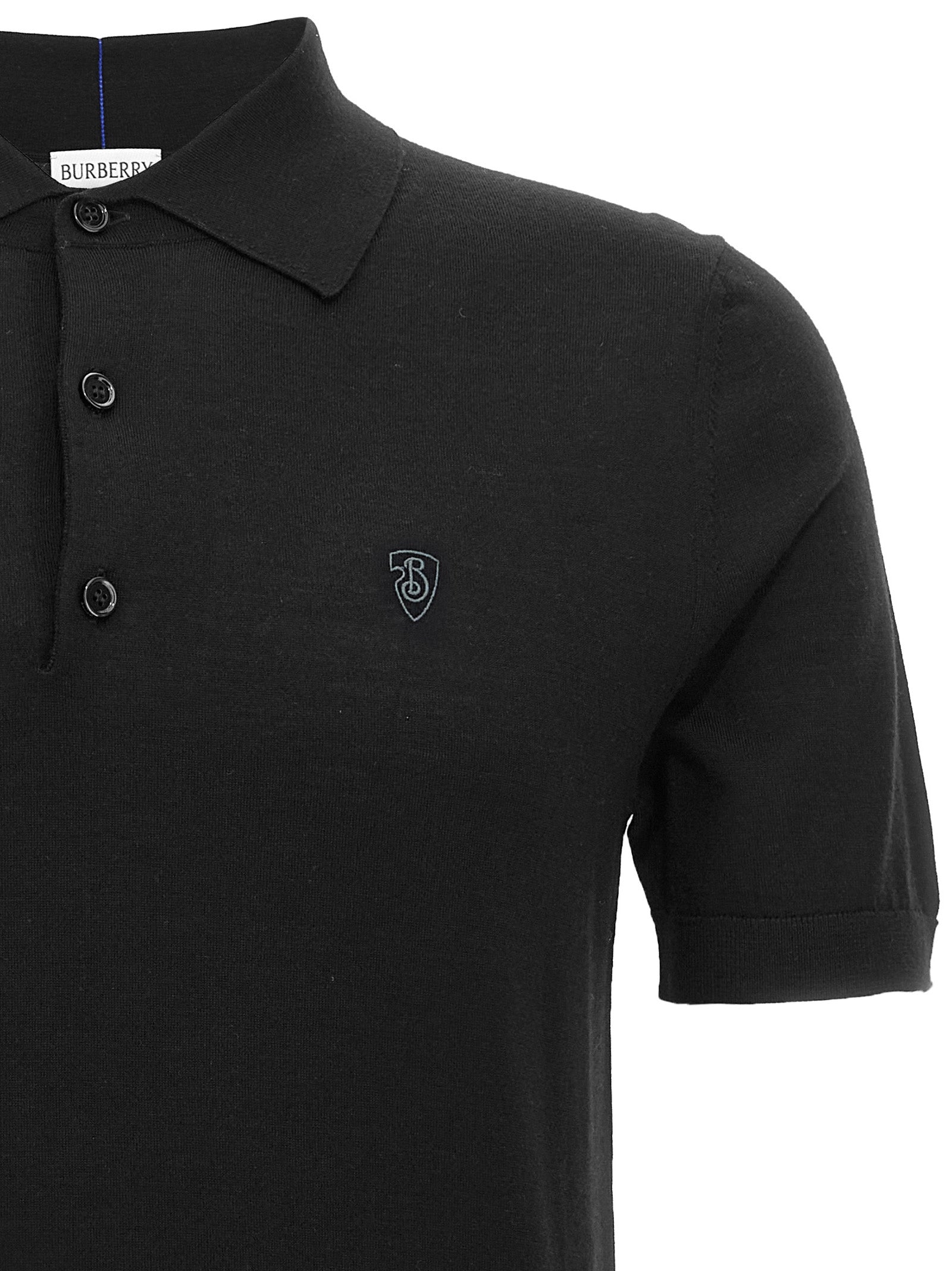 Burberry Men's Wool Polo Shirt