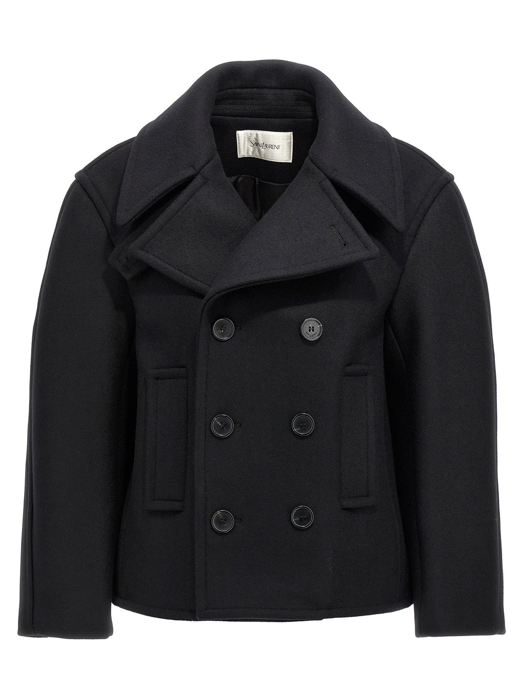 Saint Laurent Women's Oversized Caban Coat