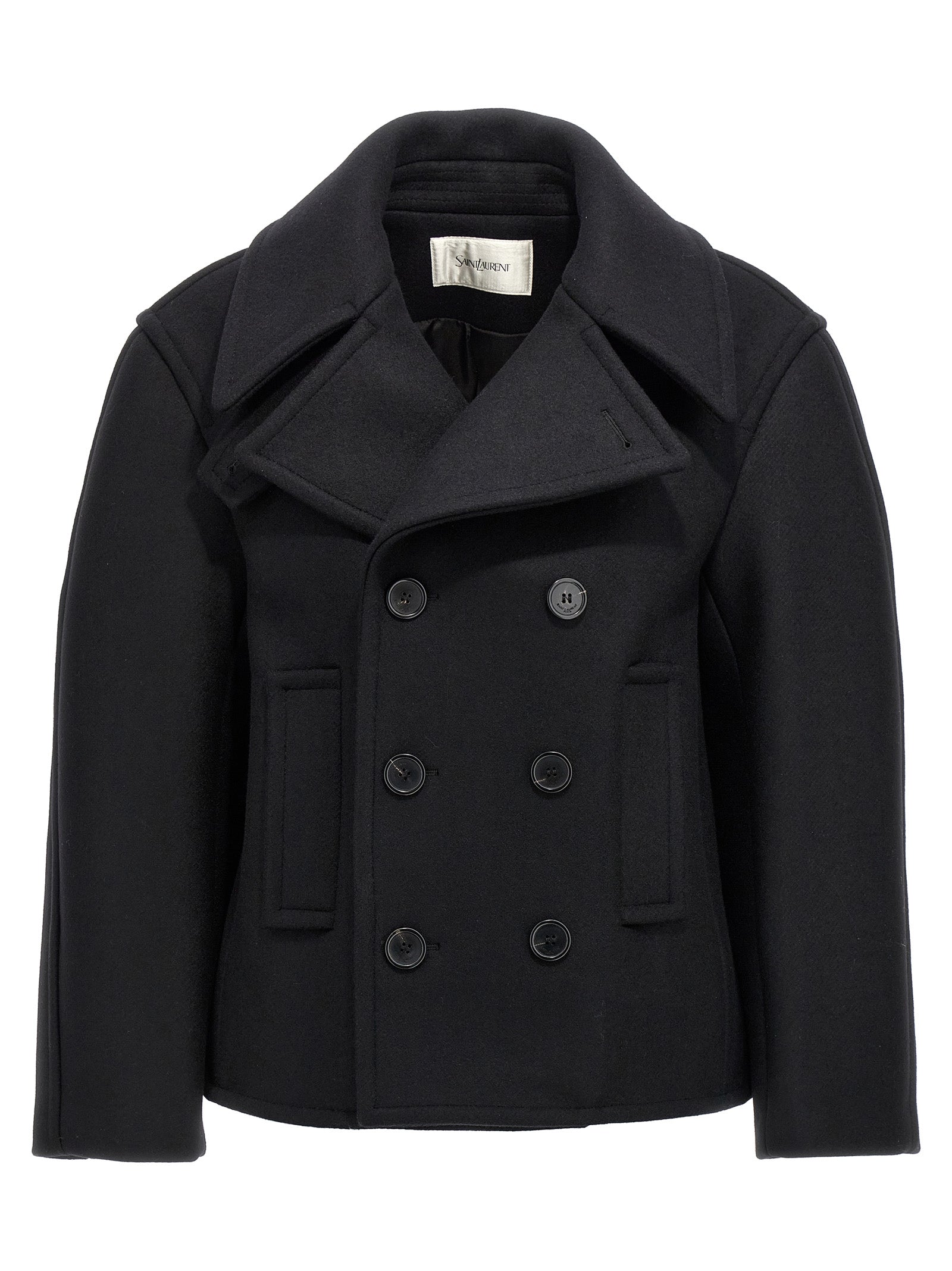 Saint Laurent Women's Oversized Caban Coat