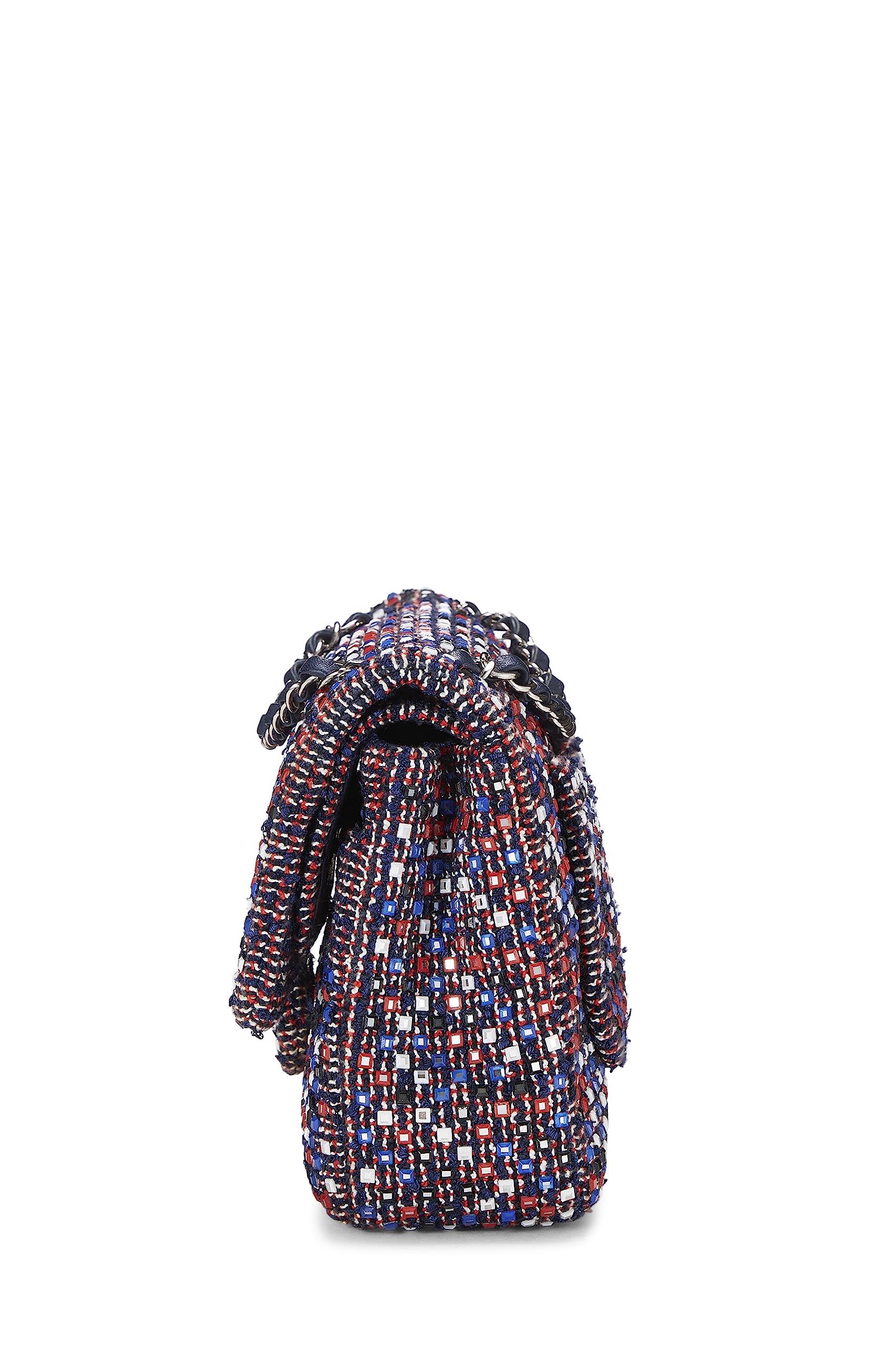 Chanel,  Multicolor Tweed Classic Double Flap Medium, Multi