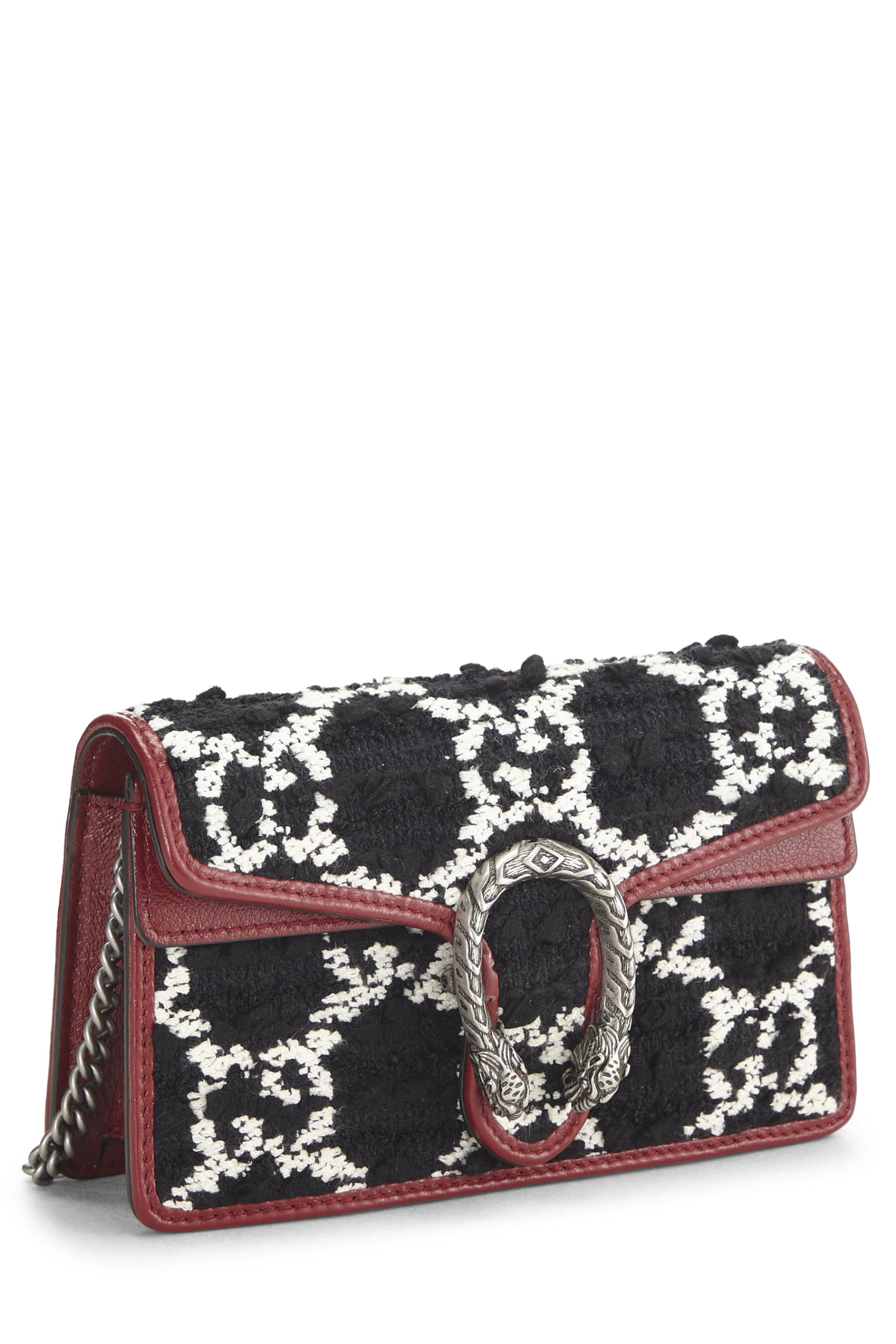Gucci,  Multicolor Tweed Dioronysus Crossbody Super Mini, Multi