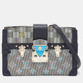 Louis Vuitton Damier Monogram Canvas Lv Pop Trunk Clutch Bag