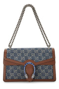 Gucci,  Blue Denim Dionysus Shoulder Bag Small, Blue