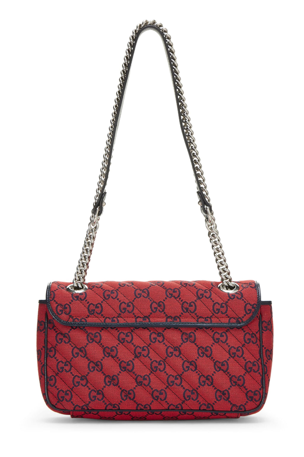 Gucci,  Red GG Canvas Marmont Shoulder Bag Small, Red