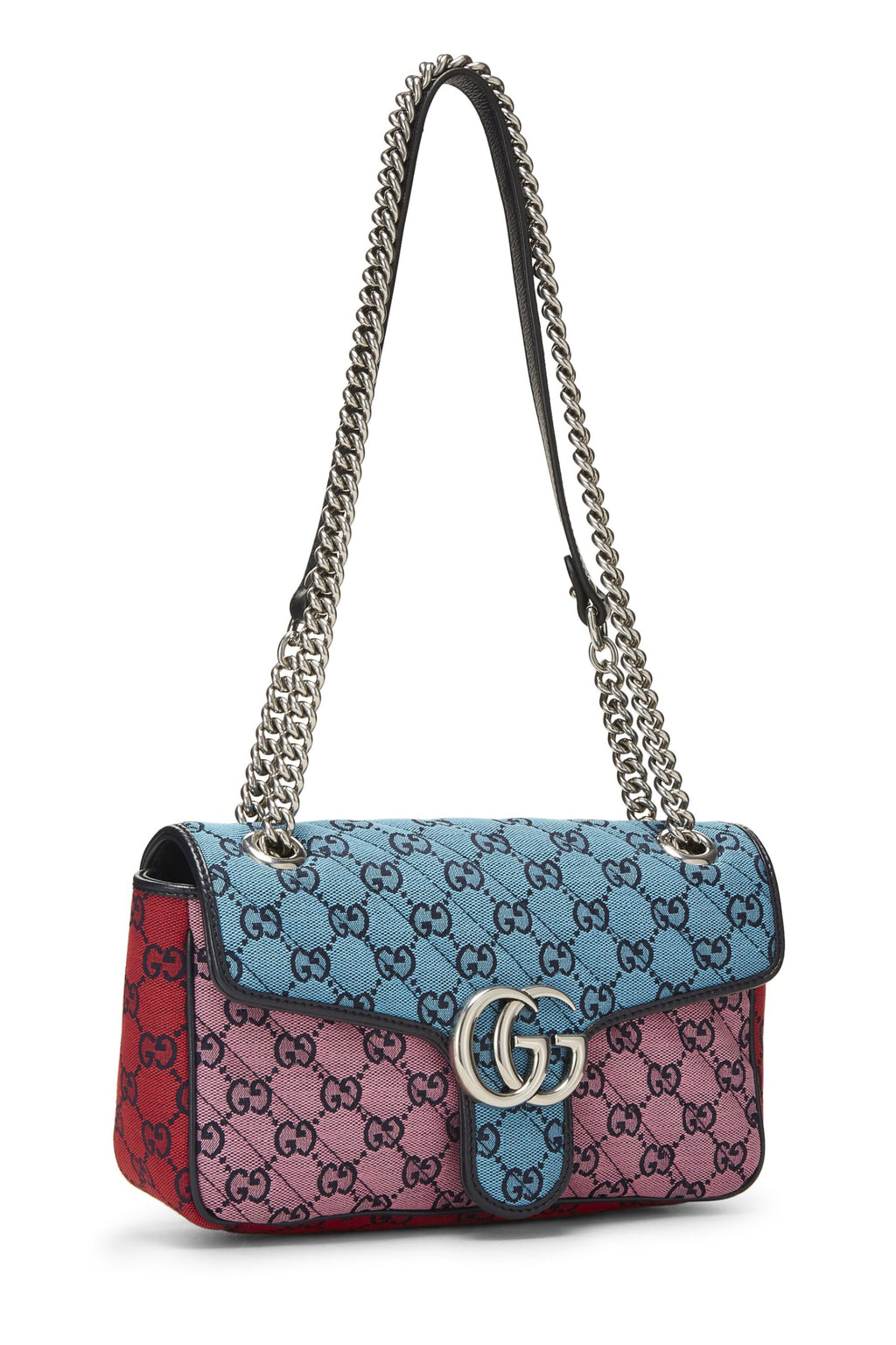 Gucci,  Multicolor GG Canvas Marmont Shoulder Bag Small, Multi